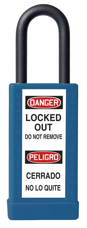 Brass Body Padlock With Plastic Cover - 3 Inch Body – Lockout/Tagout
