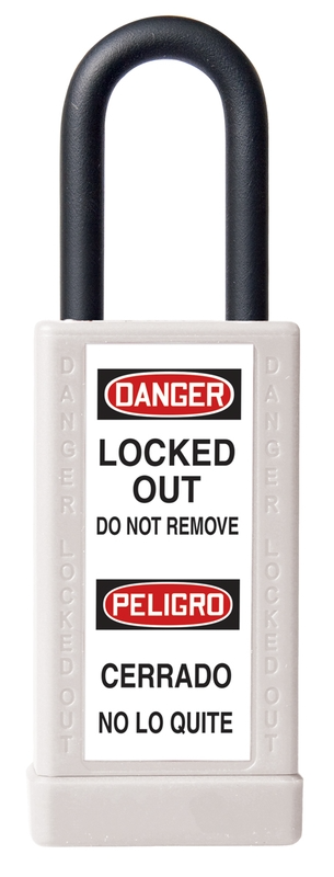 Brass Body Padlock With Plastic Cover - 3 Inch Body – Lockout/Tagout