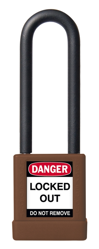 Brass Body Padlock With Plastic Cover - 1 3/4 Inch Body – Lockout/Tagout