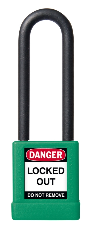 Brass Body Padlock With Plastic Cover - 1 3/4 Inch Body – Lockout/Tagout