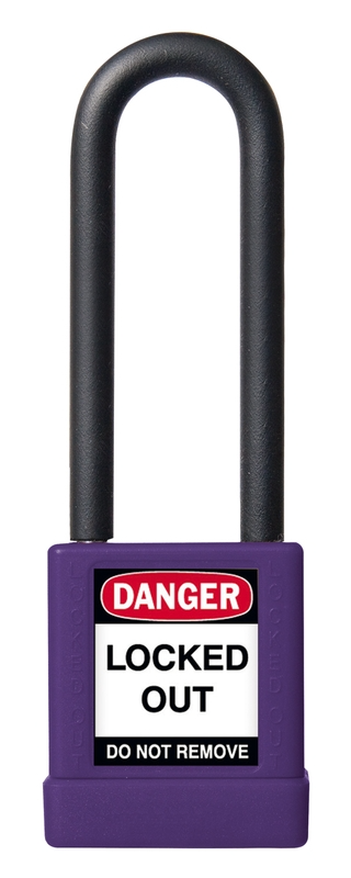 Brass Body Padlock With Plastic Cover - 1 3/4 Inch Body – Lockout/Tagout
