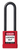 Brass Body Padlock With Plastic Cover - 1 3/4 Inch Body – Lockout/Tagout