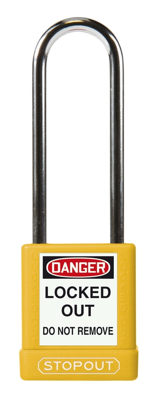 Plastic Body Aluminum Padlocks with Hardened Steel Shackle - 1.75" Body – Lockout/Tagout