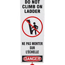 Bilingual Ladder Lockout Kit OSHA Danger: Do Not Climb On Ladder – Lockout/Tagout