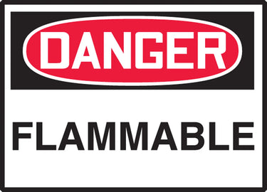 OSHA Danger Safety Label: Flammable – Signs & Labels