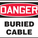 OSHA Danger Safety Label: Buried Cable – Signs & Labels