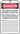 OSHA Danger Lockout Tag: Do Not Open – Lockout/Tagout