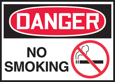 OSHA Danger Safety Label: No Smoking – Signs & Labels