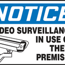 OSHA Notice Safety Sign: Video Surveillance In Use On These Premises – Signs & Labels
