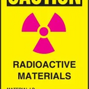 OSHA Caution Safety Tags: Radioactive Materials – Lockout/Tagout