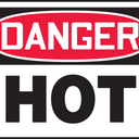OSHA Danger Safety Sign: Hot – Signs & Labels