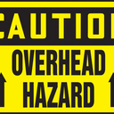 OSHA Caution Safety Sign: Overhead Hazard – Signs & Labels