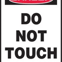 OSHA Danger Safety Tag: Do Not Touch – Lockout/Tagout