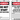 OSHA Danger Safety Tag: Do Not Start This Machine – Lockout/Tagout