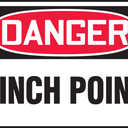 OSHA Danger Safety Sign: Pinch Point – Signs & Labels