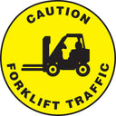 Floor Sign: Caution - Forklift Traffic (Graphic) – Signs & Labels