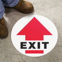 Floor Sign: Exit (Arrow) – Signs & Labels