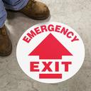Floor Sign: Emergency Exit – Signs & Labels