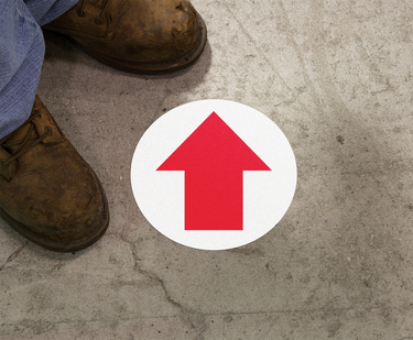 Floor Sign: Arrow – Signs & Labels