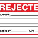 Safety Tag: Rejected – Lockout/Tagout