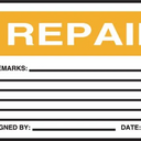 Safety Tag: Repair – Lockout/Tagout