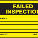 Safety Tag: Failed Inspection – Lockout/Tagout