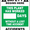Write-A-Day Scoreboards: This Plant Has Worked _ Days Without A Lost Time Accident – Lockout/Tagout
