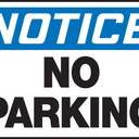 OSHA Notice Safety Sign: No Parking – Signs & Labels