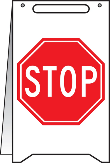 Folding Stop Sign – Signs & Labels