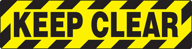 Floor Sign: Keep Clear – Signs & Labels