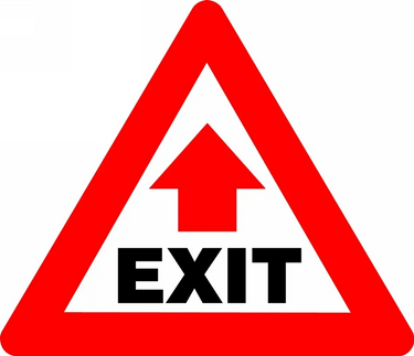 Floor Sign: Exit – Signs & Labels
