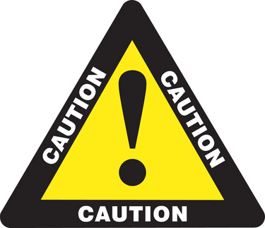 Floor Sign: Caution Triangle – Signs & Labels