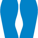 Floor Shape: Footprints – Signs & Labels