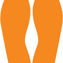 Floor Shape: Footprints – Signs & Labels