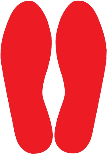 Floor Shape: Footprints – Signs & Labels