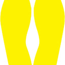 Floor Shape: Footprints – Signs & Labels