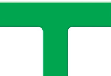Heavy-Duty Floor Marking Shapes: T-Corner – Signs & Labels