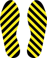 Floor Shape: 12-Inch Footprint – Signs & Labels