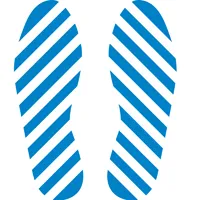 Floor Shape: 12-Inch Footprint – Signs & Labels
