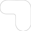 Floor Shape: 6-Inch Corner – Signs & Labels
