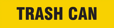 Message Floor Strip: Trash Can – Signs & Labels