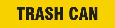 High Performance Message Floor Strips: Trash Can – Signs & Labels
