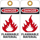 OSHA Danger Safety Tag: Flammable Material – Lockout/Tagout
