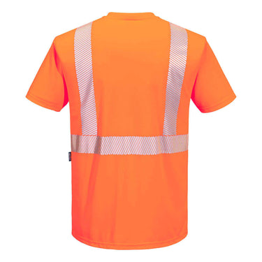 Portwest S196 Class 2 Black Bottom Short Sleeve T-Shirt – Apparel