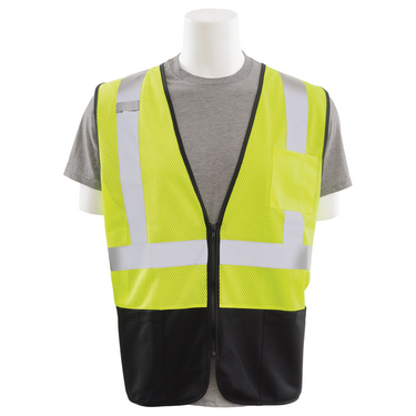 Delta Plus S363PB Class 2 Black Bottom Safety Vest – Apparel