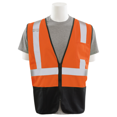 Delta Plus S363PB Class 2 Black Bottom Safety Vest – Apparel