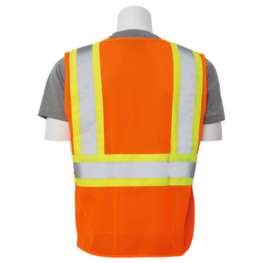 Delta Plus S383P Class 2 Zipper Contrast Safety Vest – Apparel