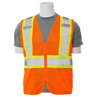Delta Plus S383P Class 2 Zipper Contrast Safety Vest – Apparel