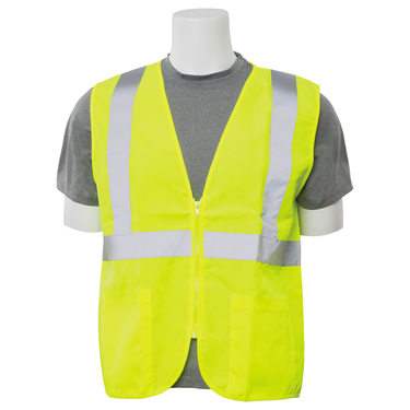 Delta Plus S388Z Class 2 Solid Zipper Safety Vest – Apparel