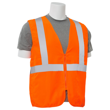 Delta Plus S388Z Class 2 Solid Zipper Safety Vest – Apparel